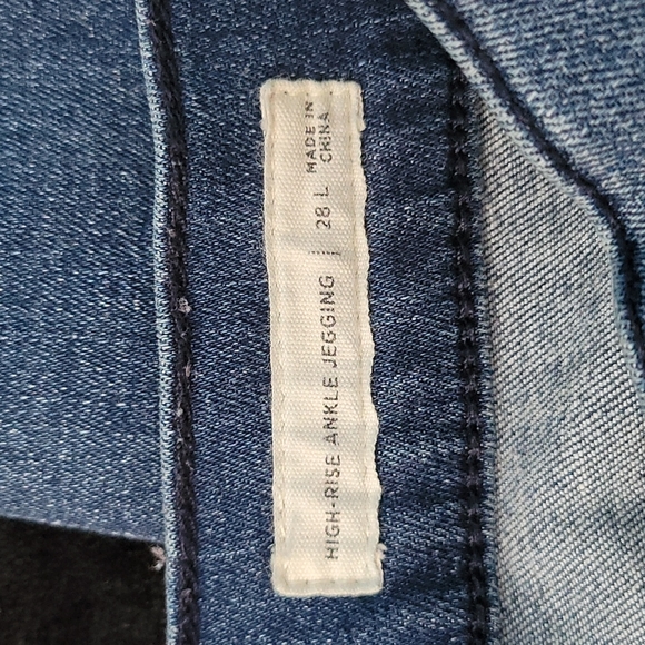 PacSun High-Rise Ankle Jegging Super Stretch Skinny Distressed Jeans Size 28 L - Picture 3 of 9